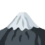 Mount Fuji emoji, Twitter / X design