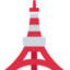 Tokyo Tower emoji, Twitter / X design