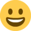 Grinning Face emoji on Discord