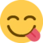 Face Savoring Food emoji on Discord