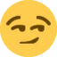 Smirking Face emoji, Twitter / X design