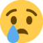 Crying Face on Twitter / X