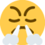 Download Face with Steam From Nose emoji, Twitter / X style