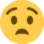 Anguished Face emoji on Discord