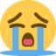 Loudly Crying Face on Twitter / X