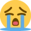 Loudly Crying Face on Twitter / X