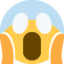 Face Screaming in Fear on Twitter / X