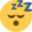 Sleeping Face emoji on Discord