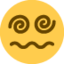 Download Face With Spiral Eyes emoji, Twitter / X style
