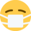 Download Face with Medical Mask emoji, Twitter / X style