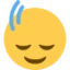 Head Shaking Vertically emoji, Twitter / X design
