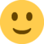 Slightly Smiling Face emoji, Twitter / X design