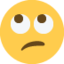 Face with Rolling Eyes on Twitter / X