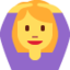 Download Woman Gesturing Ok emoji, Twitter / X style