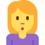 Woman Pouting emoji, Twitter / X design