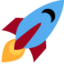 Download Rocket emoji, Twitter / X style