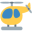 Download Helicopter emoji, Twitter / X style