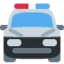 Oncoming Police Car emoji on Discord