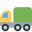 Download Articulated Lorry emoji, Twitter / X style