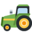 Download Tractor emoji, Twitter / X style