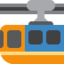 Download Suspension Railway emoji, Twitter / X style