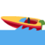 Download Speedboat emoji, Twitter / X style