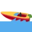 Speedboat emoji, Twitter / X design