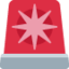 Download Police Car Light emoji, Twitter / X style
