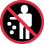 Download No Littering emoji, Twitter / X style