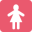 Download Women’s Room emoji, Twitter / X style