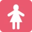 Women’s Room emoji, Twitter / X design