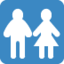 Download Restroom emoji, Twitter / X style