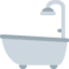 Bathtub emoji, Twitter / X design