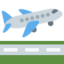 Download Airplane Departure emoji, Twitter / X style