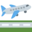 Airplane Departure emoji, Twitter / X design