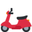Motor Scooter emoji, Twitter / X design
