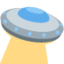 Download Flying Saucer emoji, Twitter / X style