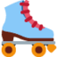 Roller Skate emoji, Twitter / X design
