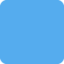 Blue Square emoji, Twitter / X design