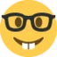 Nerd Face emoji on Discord