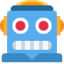 Download Robot emoji, Twitter / X style