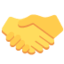 Handshake emoji, Twitter / X design