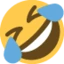 Rolling on the Floor Laughing emoji, Twitter / X design