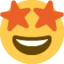 Star-struck emoji on Discord