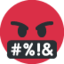 Download Face with Symbols on Mouth emoji, Twitter / X style