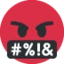 Face with Symbols on Mouth emoji on Discord