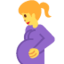 Download Pregnant Woman emoji, Twitter / X style