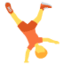 Person Cartwheeling emoji, Twitter / X design