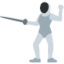 Download Person Fencing emoji, Twitter / X style