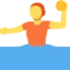 Person Playing Water Polo emoji, Twitter / X design